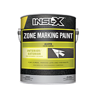 BENJAMIN MOORE PAINT STOP Alkyd Zone Marking Paint is a fast-drying, exterior/interior zone-marking paint designed for use on concrete and asphalt surfaces. It resists abrasion, oils, grease, gasoline, and severe weather.

Alkyd zone marking paint
For exterior use
Designed for use on concrete or asphalt
Resists abrasion, oils, grease, gasoline & severe weather